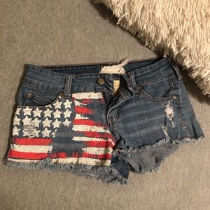 alter’d state american flag shorts